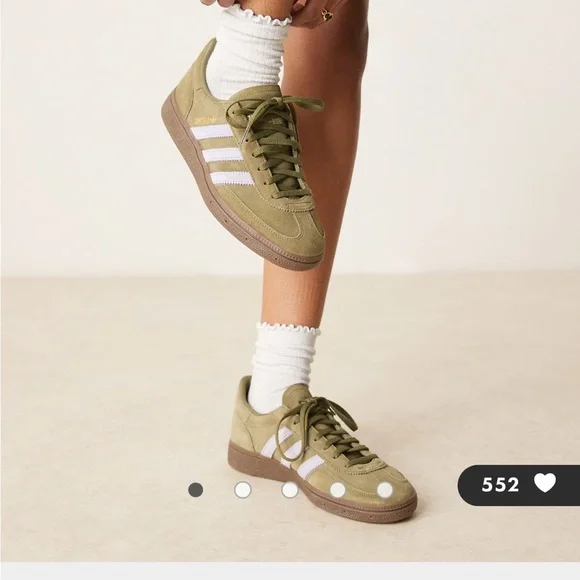 adidas gazelle silver green womens ADIDAS x RICK OWENS SS14 Size 10.5 Vicious White Black Taupe Color Block  Leather Chunky Sole Sneakers